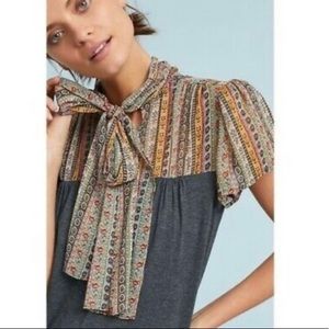 Anthropologie Kari Tie Neck Knit
Paisley Top